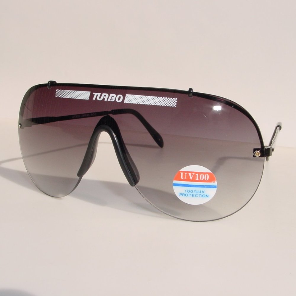 NWT TruVintage 90's Sports Wing style rimless aviator w/gradient lens sunglasses